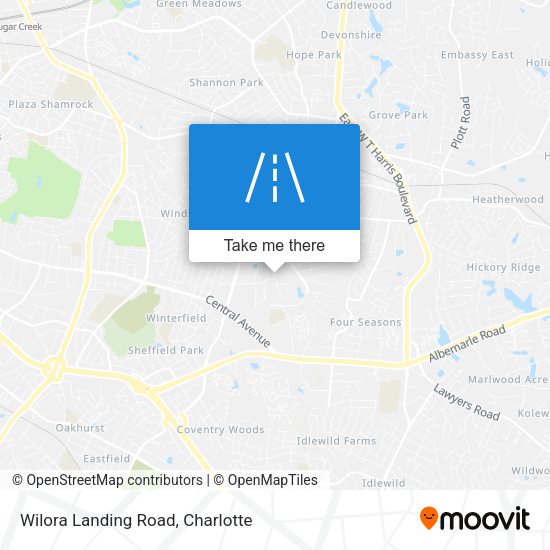 Mapa de Wilora Landing Road