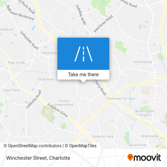 Winchester Street map