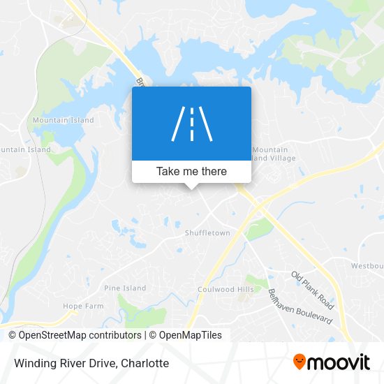 Mapa de Winding River Drive