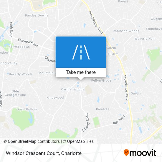 Windsor Crescent Court map
