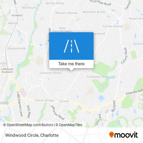Mapa de Windwood Circle