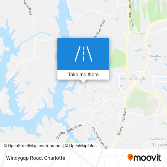 Windygap Road map