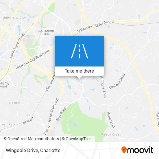 Wingdale Drive map