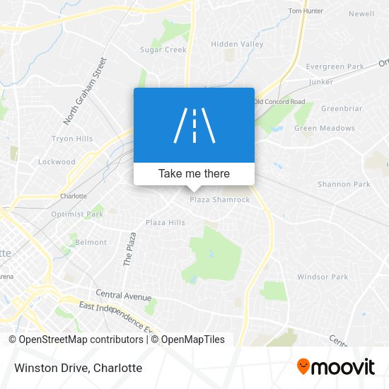 Mapa de Winston Drive