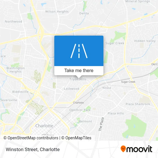 Winston Street map