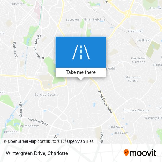 Wintergreen Drive map