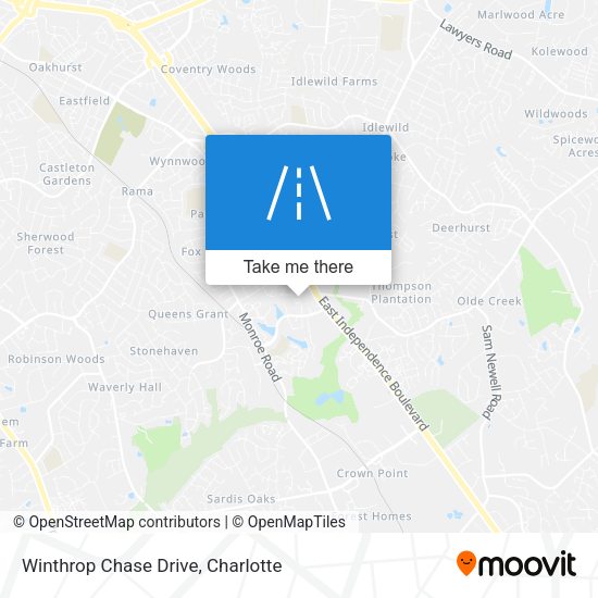 Mapa de Winthrop Chase Drive