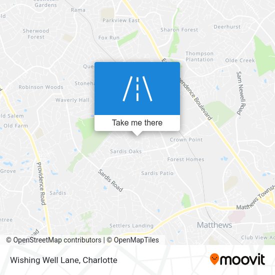 Mapa de Wishing Well Lane