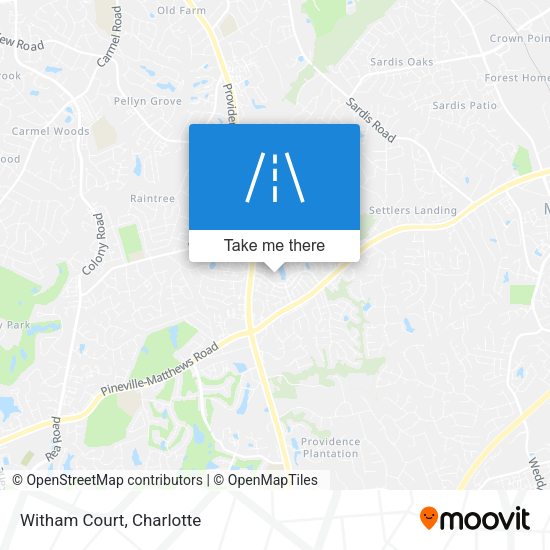 Mapa de Witham Court