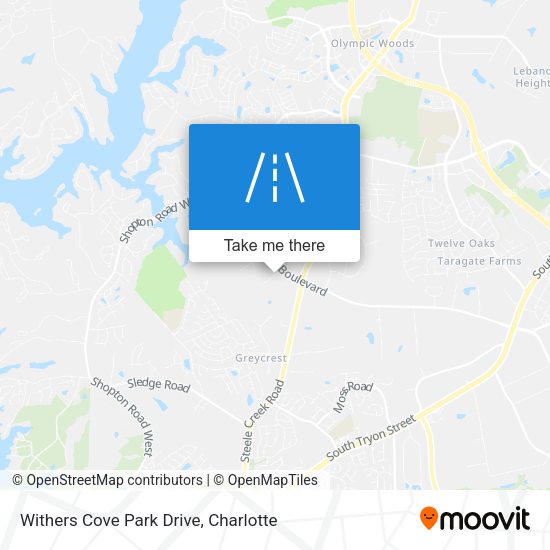 Mapa de Withers Cove Park Drive