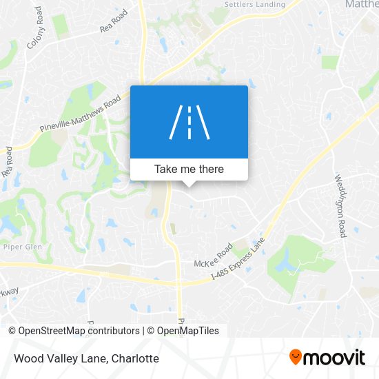 Mapa de Wood Valley Lane