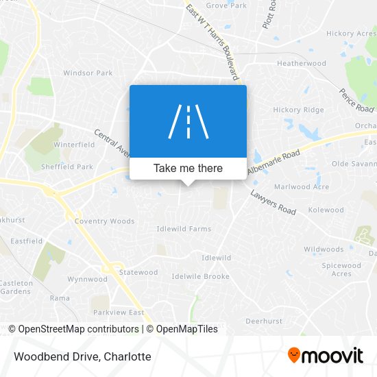 Mapa de Woodbend Drive