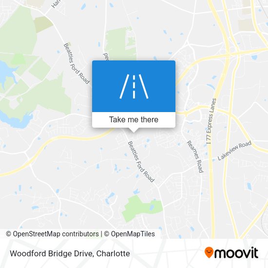 Woodford Bridge Drive map