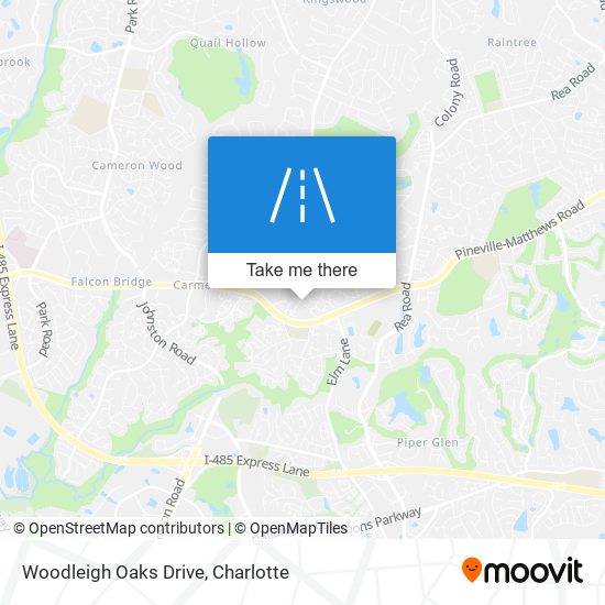 Woodleigh Oaks Drive map