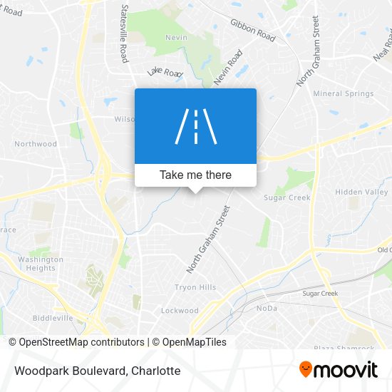Mapa de Woodpark Boulevard