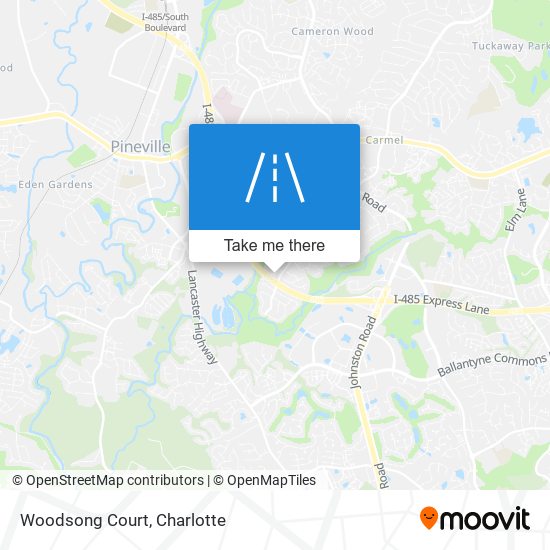 Mapa de Woodsong Court