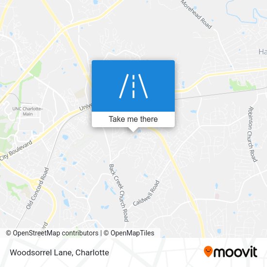 Mapa de Woodsorrel Lane