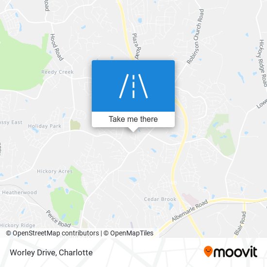 Worley Drive map