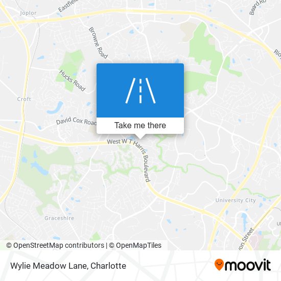 Wylie Meadow Lane map