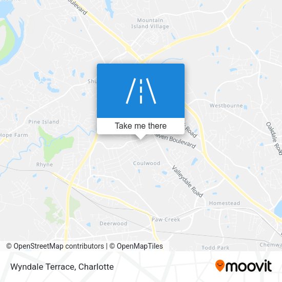 Mapa de Wyndale Terrace