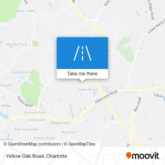 Mapa de Yellow Oak Road