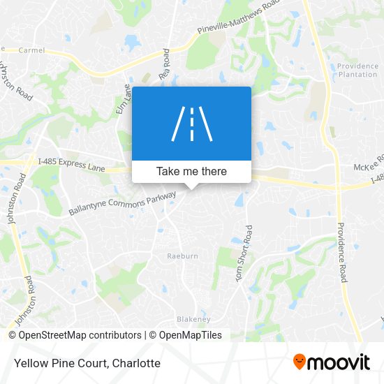 Yellow Pine Court map