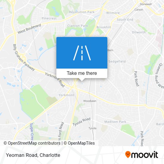 Mapa de Yeoman Road