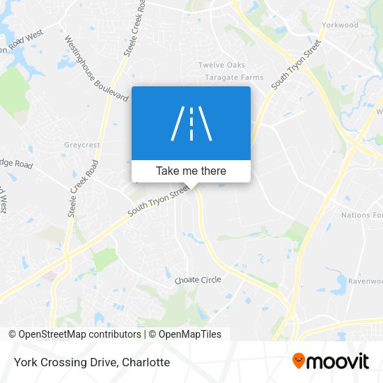 York Crossing Drive map