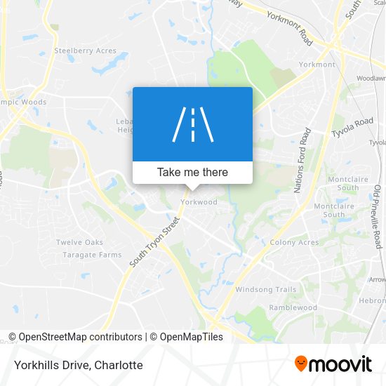 Mapa de Yorkhills Drive