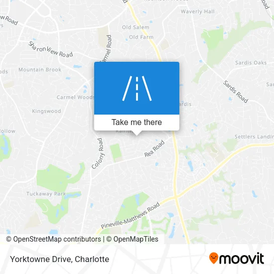 Mapa de Yorktowne Drive