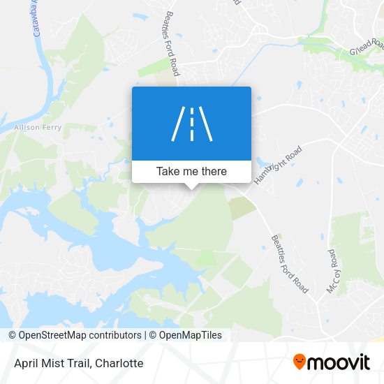 April Mist Trail map