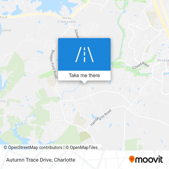Autumn Trace Drive map