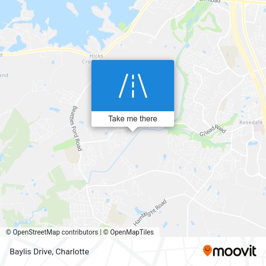 Mapa de Baylis Drive