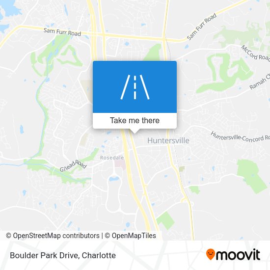 Mapa de Boulder Park Drive