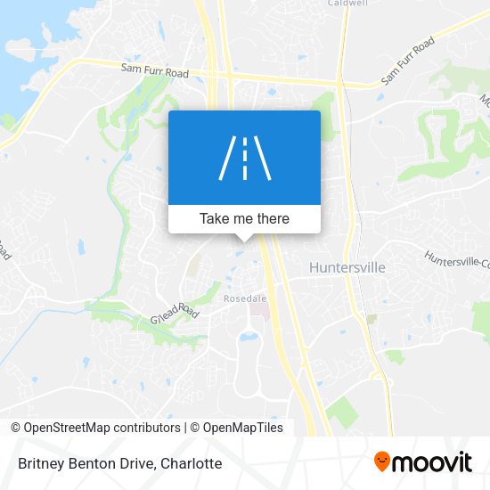 Britney Benton Drive map