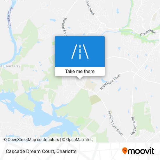 Cascade Dream Court map