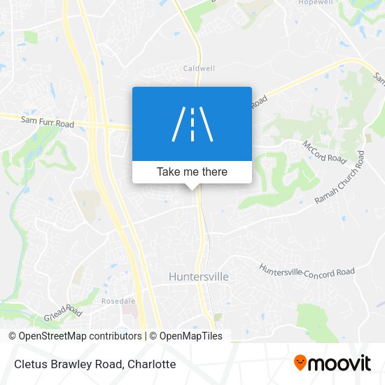 Mapa de Cletus Brawley Road