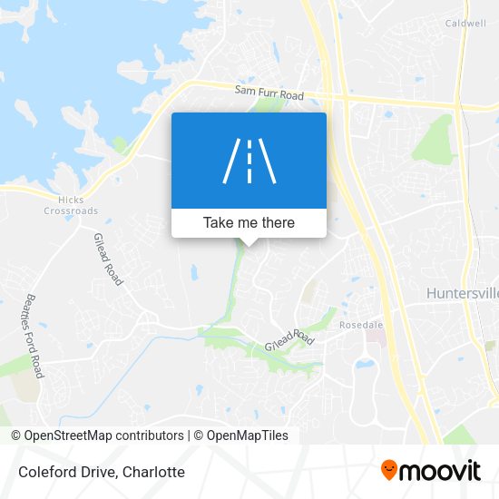 Mapa de Coleford Drive