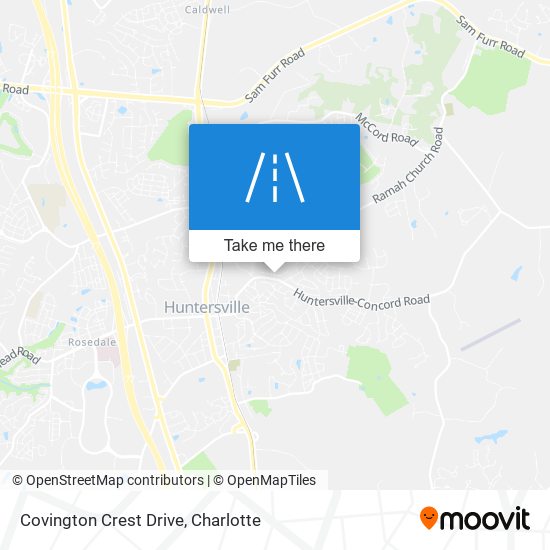 Covington Crest Drive map