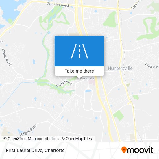 Mapa de First Laurel Drive