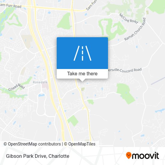 Mapa de Gibson Park Drive