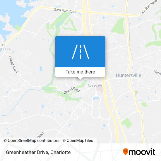 Greenheather Drive map