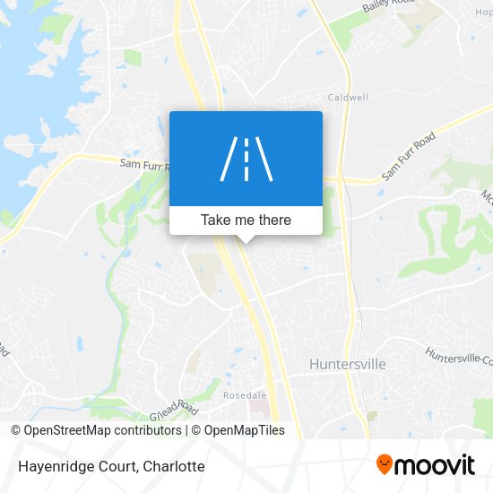 Hayenridge Court map