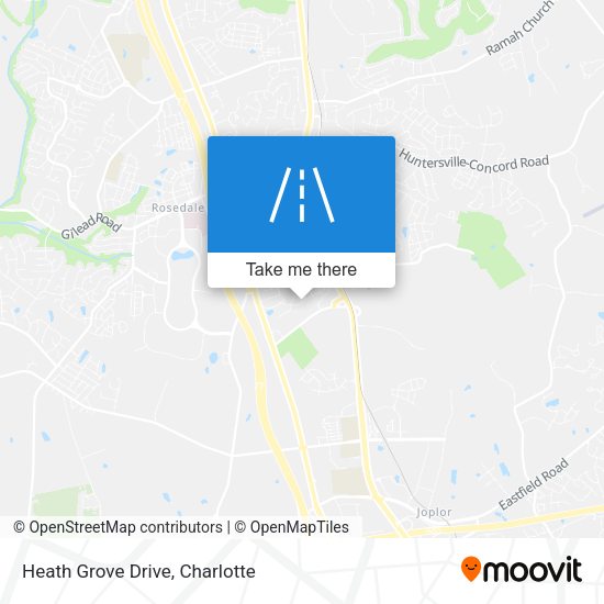 Heath Grove Drive map