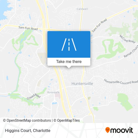 Mapa de Higgins Court