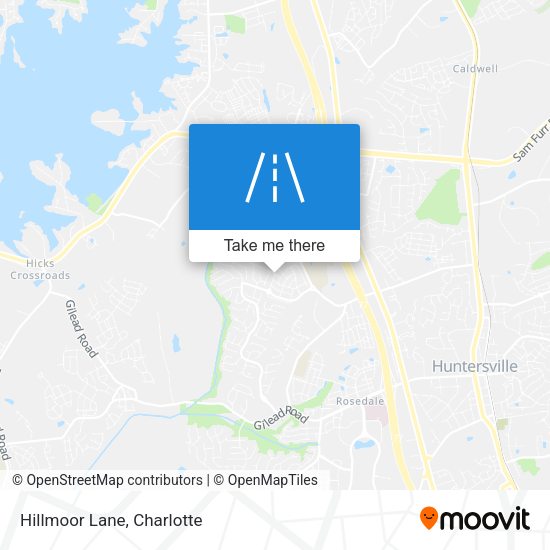 Hillmoor Lane map