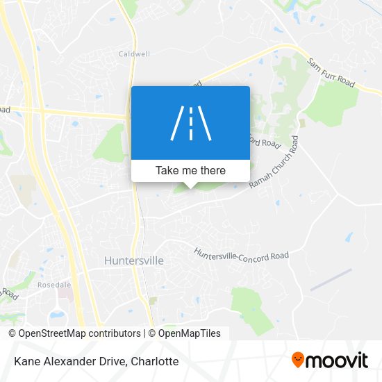 Mapa de Kane Alexander Drive