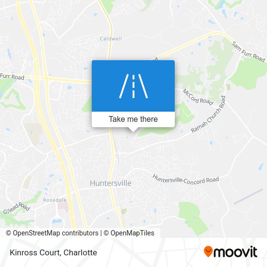 Kinross Court map
