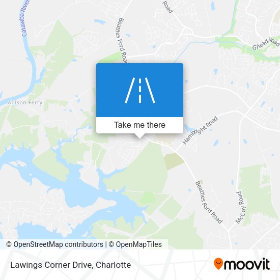 Lawings Corner Drive map