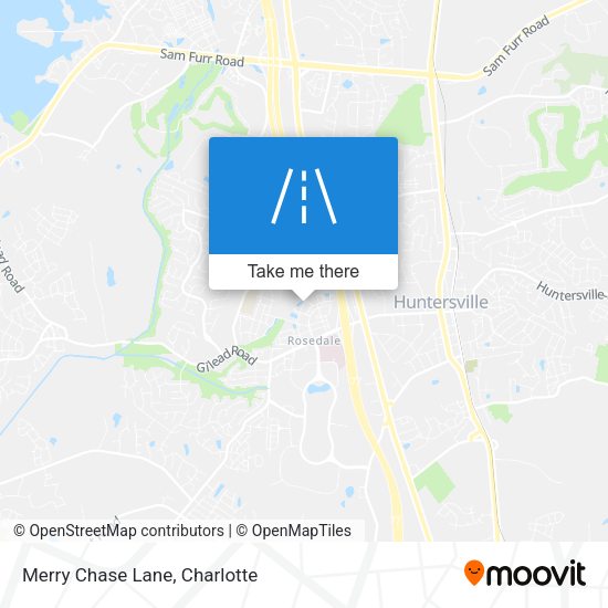 Merry Chase Lane map